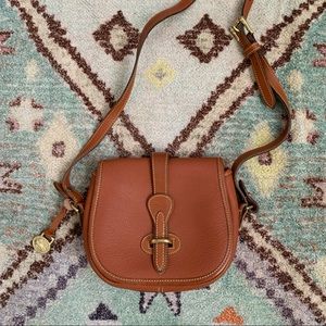 Dooney & Bourke Brown Leather Crossbody Purse